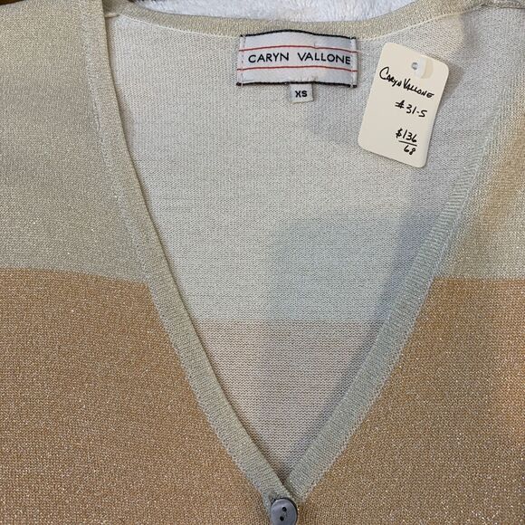 Nwt Caryn Vallone Cardigan Sweater Size XS Womens - Picture 6 of 6